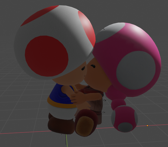 Metaskei Toad and Toadette doing a Gentle sensitive Hug by MachPkMiiToad2 on ...