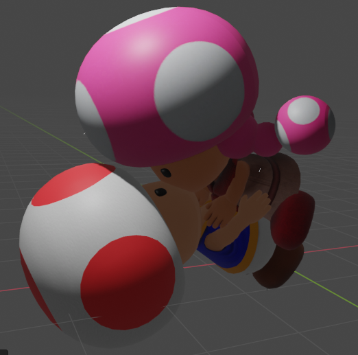 Metaskei Toad and Toadette Kissing while relaxing by MachPkMiiToad2 on DeviantArt