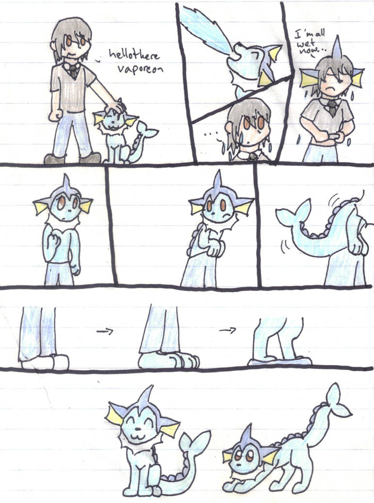 Vaporeon Tf by Joltink on DeviantArt