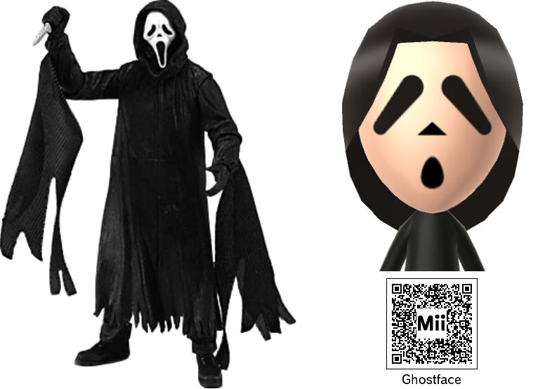 Nintendo Mii - Ghostface by SuperCaptainN on DeviantArt