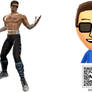 Nintendo Mii - Johnny Cage