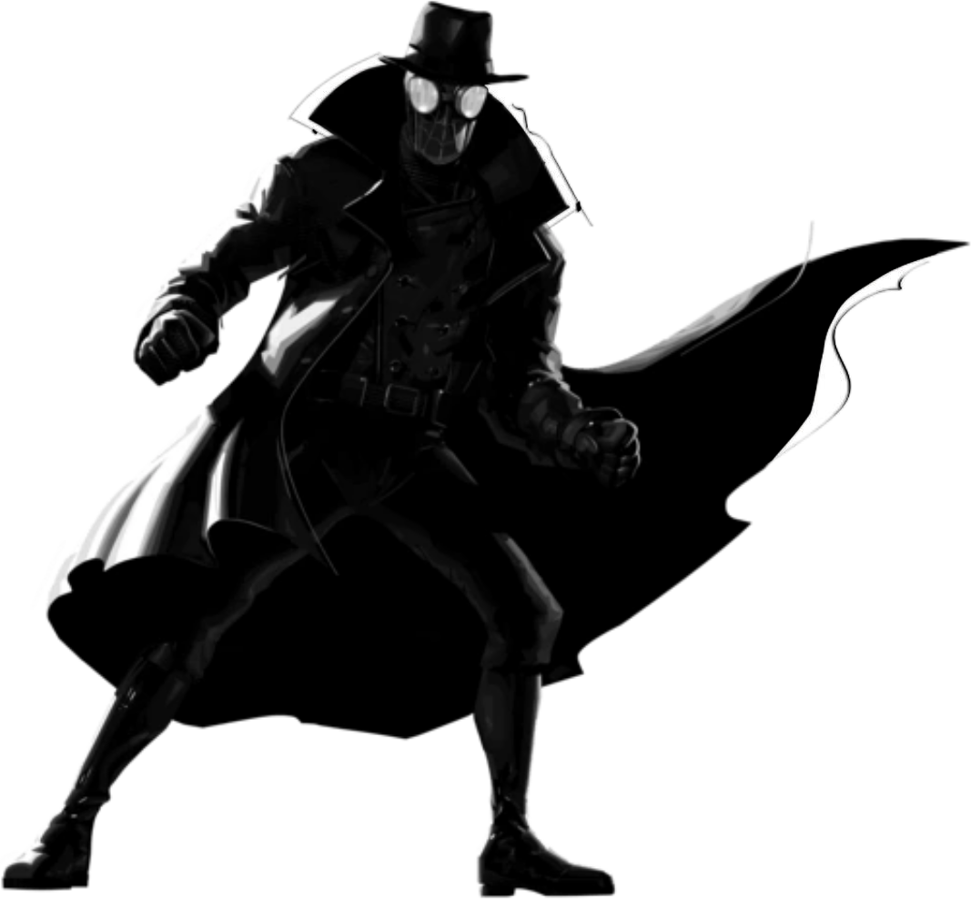 PNG SpiderMan Noir by SuperCaptainN on DeviantArt