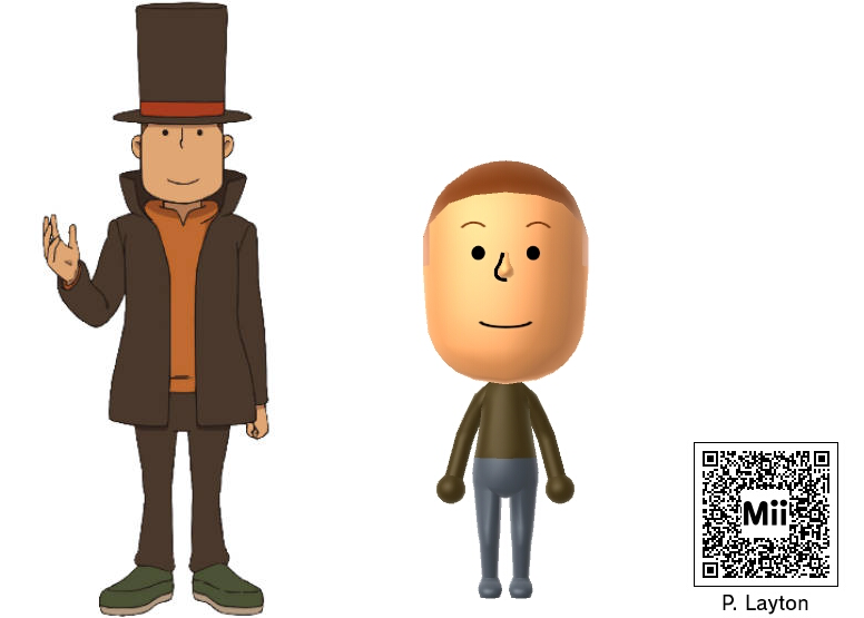 Nintendo Mii - Professor Layton by SuperCaptainN on DeviantArt Nintendo Mii - Professor Layton by SuperCaptainN on DeviantArt