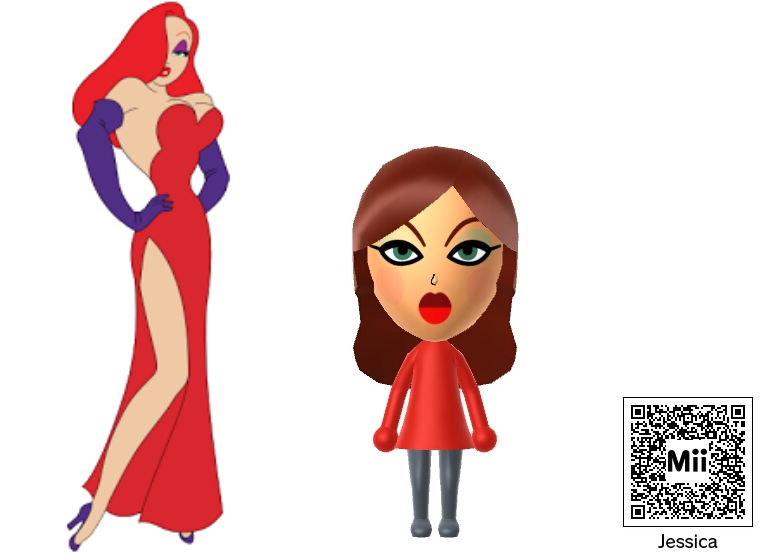 Nintendo Mii - Jessica Rabbit by SuperCaptainN on DeviantArt