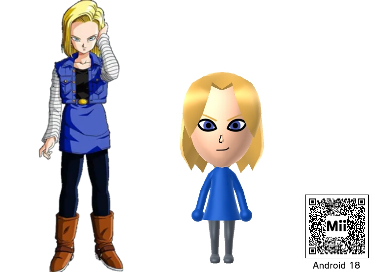 Nintendo Mii - Android #18 by SuperCaptainN on DeviantArt Nintendo Mii - Android #18 by SuperCaptainN on DeviantArt