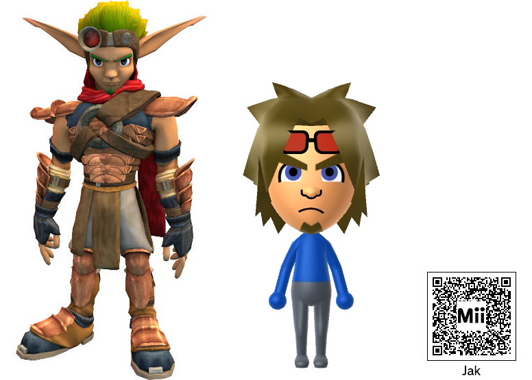 Nintendo Mii - Jak by SuperCaptainN on DeviantArt Nintendo Mii - Jak by SuperCaptainN on DeviantArt