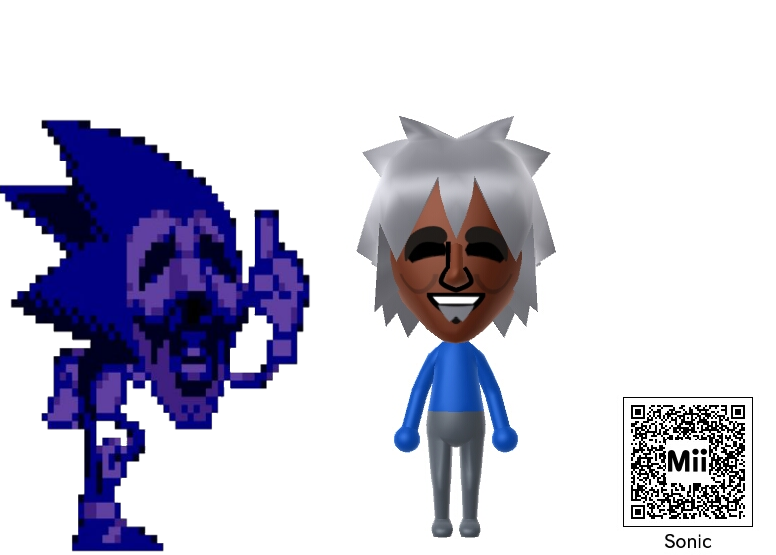 Nintendo Mii - Majin Sonic by SuperCaptainN on DeviantArt