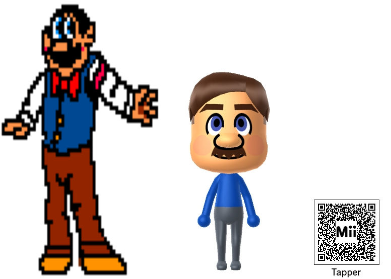 Nintendo Mii - Tapper by SuperCaptainN on DeviantArt