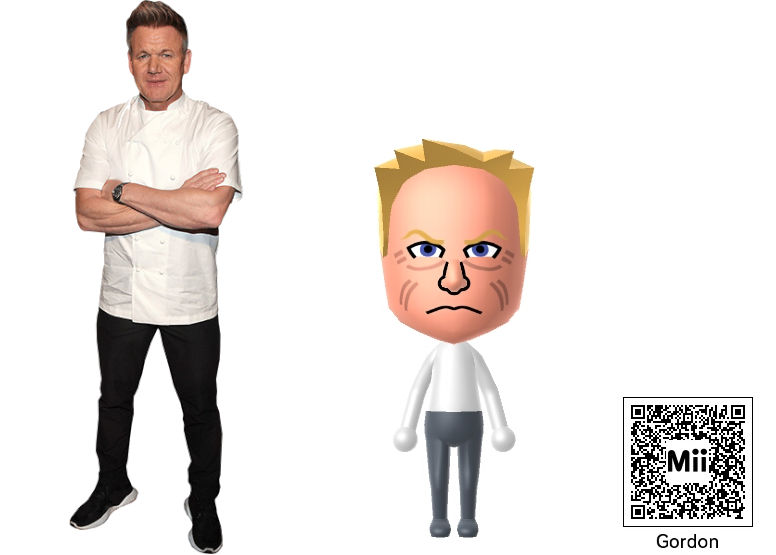 Nintendo Mii - Gordon Ramsay by SuperCaptainN on DeviantArt