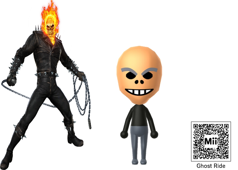 Nintendo Mii - Ghost Rider by SuperCaptainN on DeviantArt