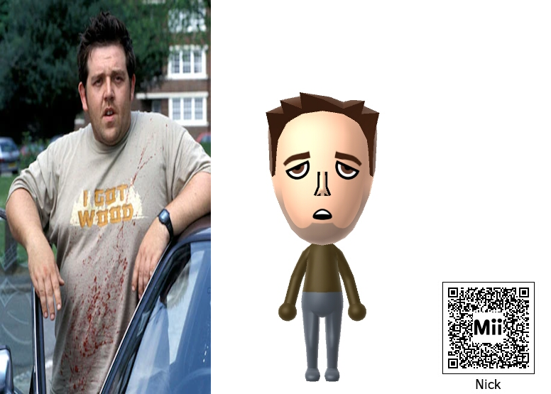 Nintendo Mii - Nick Frost by SuperCaptainN on DeviantArt Nintendo Mii - Nick Frost by SuperCaptainN on DeviantArt