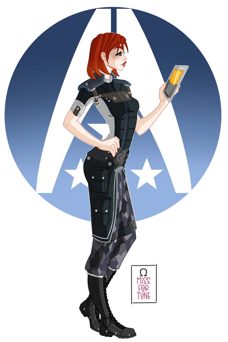 COMMANDER SHEPARD - Fan Art. by MissFor7une on DeviantArt