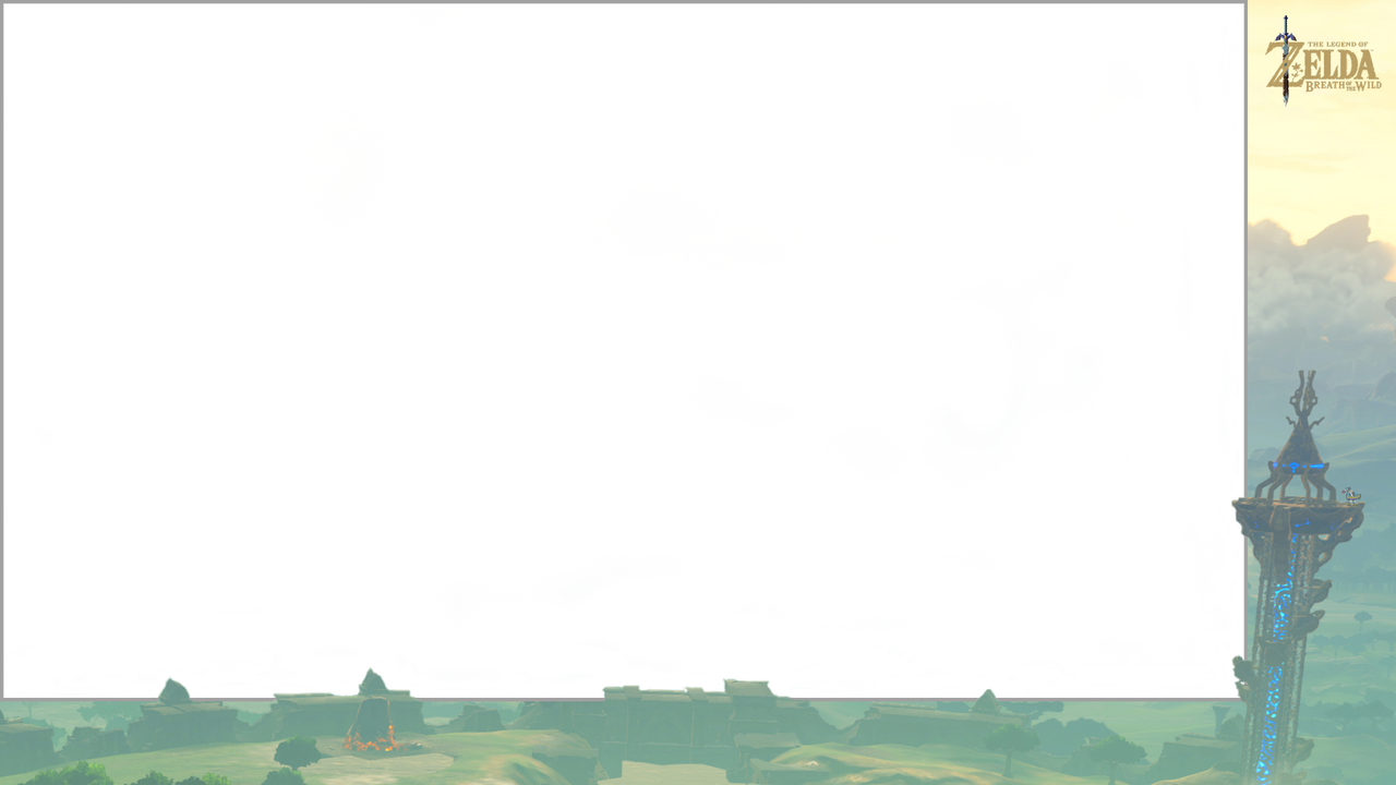 Zelda Breath of the Wild Twitch Overlay Ver 2 by CreepyDB on DeviantArt