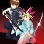 Samurai Yami Yugi and Kaiba