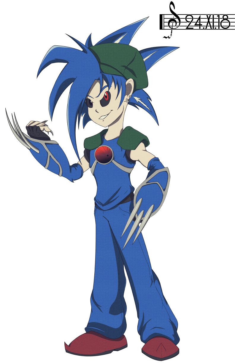 Neo Metal Sonic as an anime character -  Diffusion