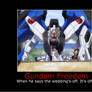 Gundam Freedom Motivational Poster