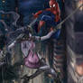 Widowmaker vs Spiderman Commission