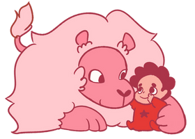 Lion and Baby Steven