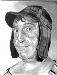 Desenho do chaves feito a lapis