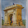 The Arc de Triomphe