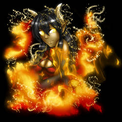 Flames of Rinoa by MagickDream