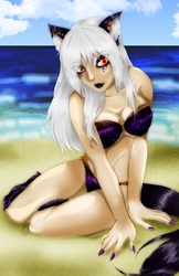 Samhain Hallows Eve at the Beach by MagickDream