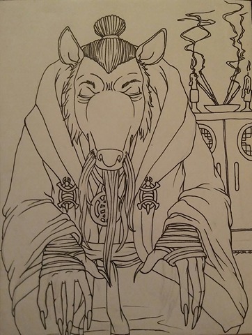 Inktober - Day 20 - DEEP by MagickDream