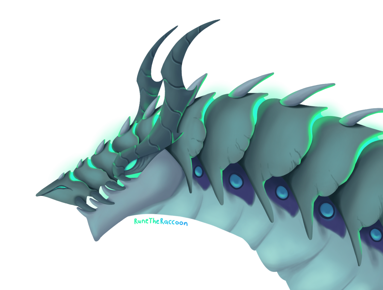 Alien creature fanart by RuneTheRaccoon636 on DeviantArt