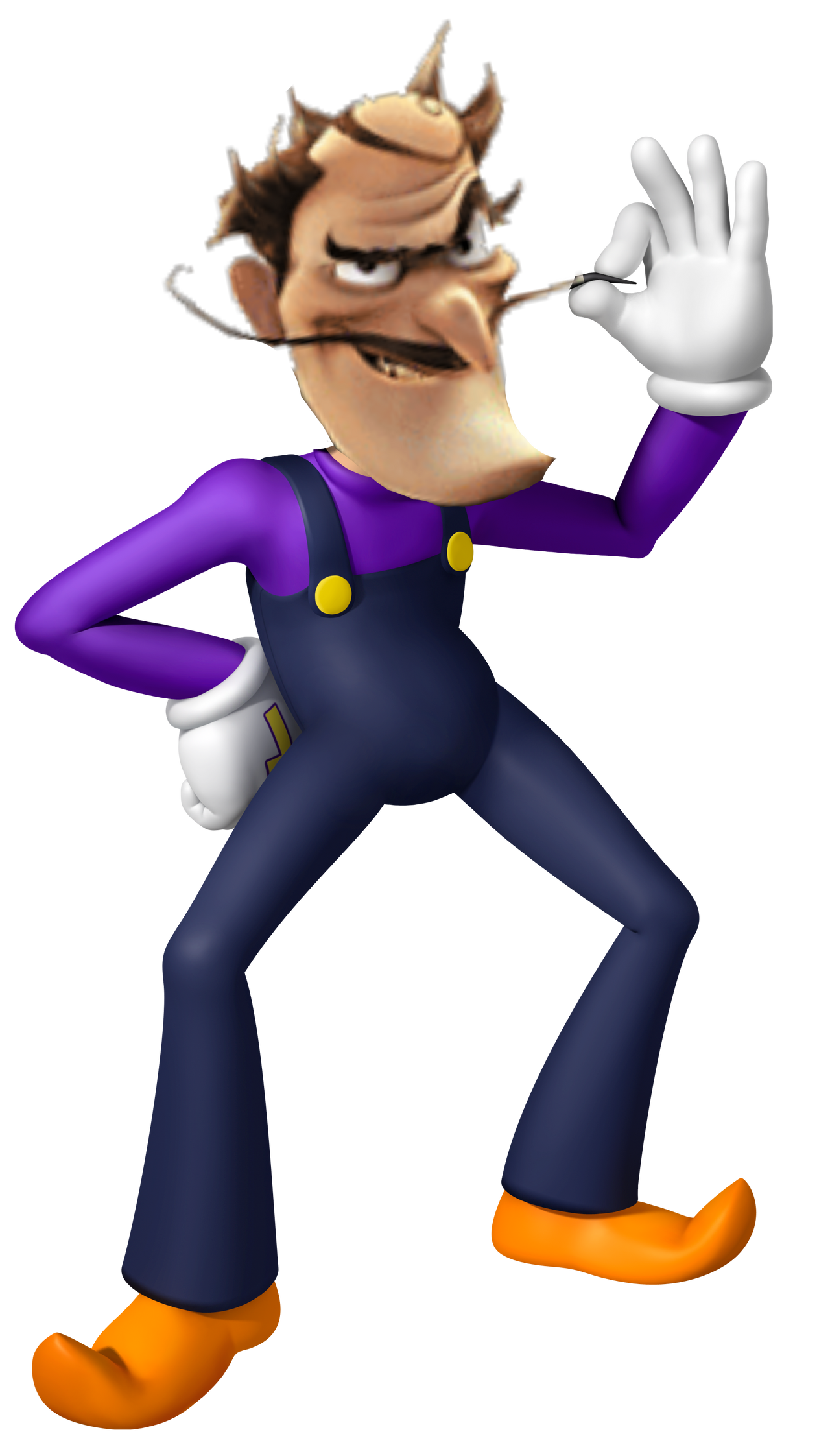 Shitpost 10 Bowler Hat Waluigi by MaddoxTheDangerAgent on DeviantArt