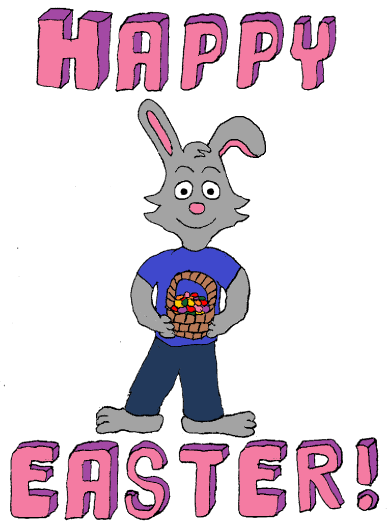 Happy Easter From Rob Rabbit