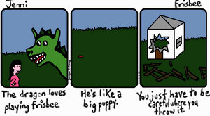 Jenni Comic 34 (2013 JAM 1): Frisbee