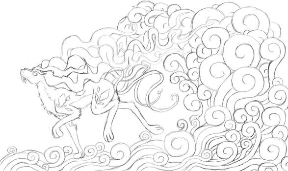 Suicune Outline