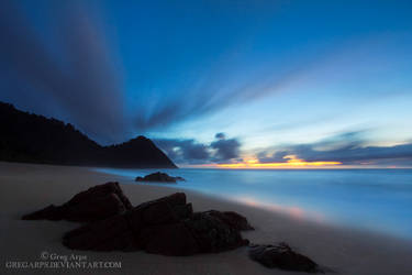 Scott's Beach Twilight by GregArps