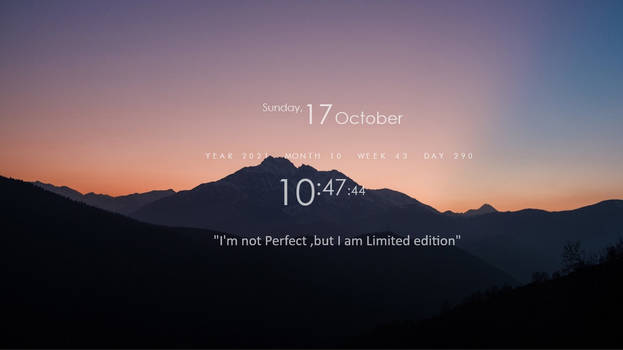 clean look with a quote