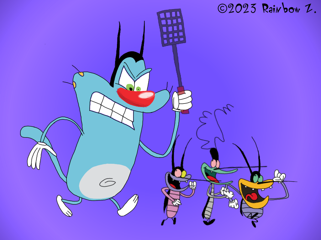 Oggy And The Cockroaches By RZZArts On DeviantArt oggy-and-the-cockroaches-by-rzzarts-on-deviantart