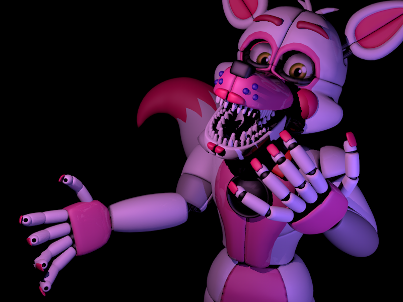 Withered Foxy Jumpscare UCN (FNAF-C4D) by TheRayan2802 on DeviantArt