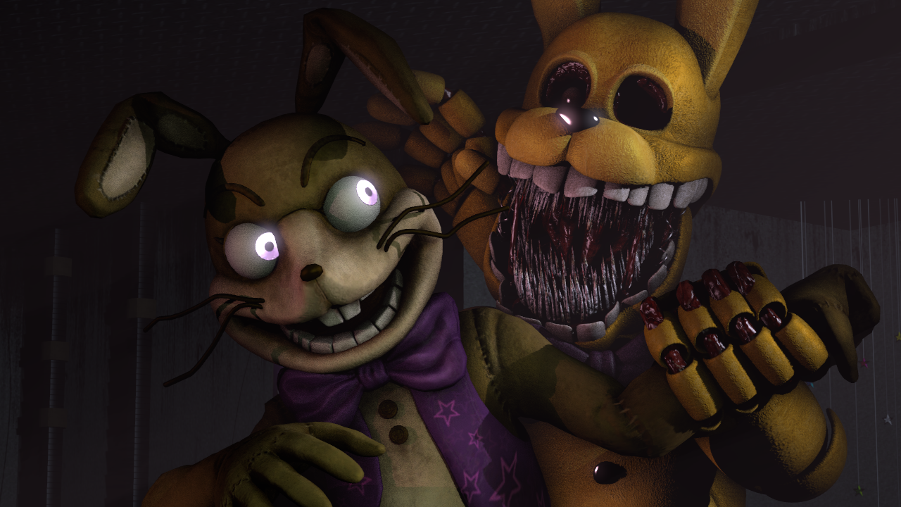 Fnaf/Sfm Glitch Trap Poster by thespringbonniegamer on DeviantArt