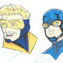 Booster Gold and Blue Beetle