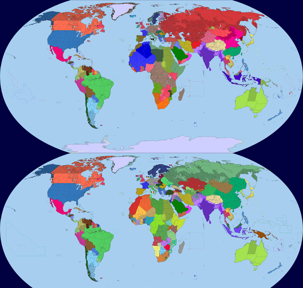 Deviantart Cold War Map A cold cold war, with ending by CARANDINI9 on DeviantArt