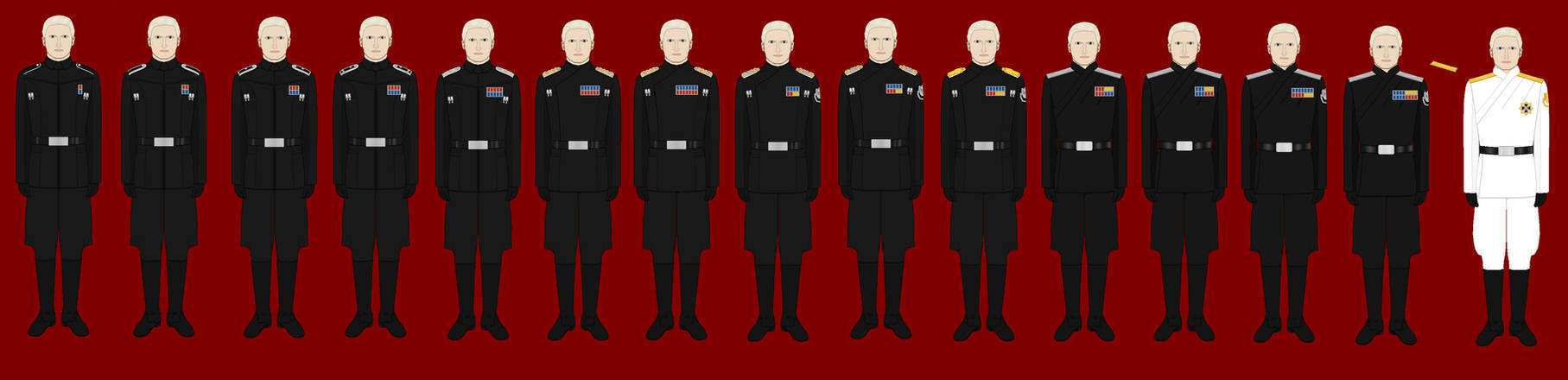 Military Ranks Deviantart Human Empire's Elite Military Ranks and Uniforms by CARANDINI9 on ...