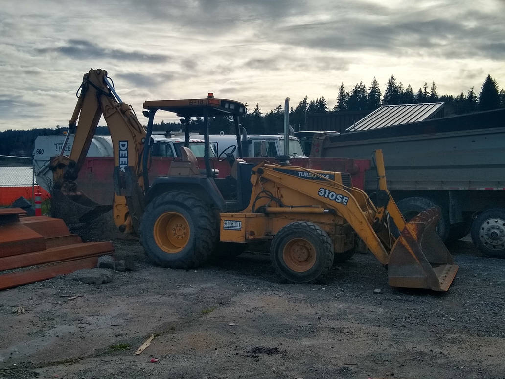 Case Backhoe Deviantart John Deere Backhoe by LeDorean on DeviantArt