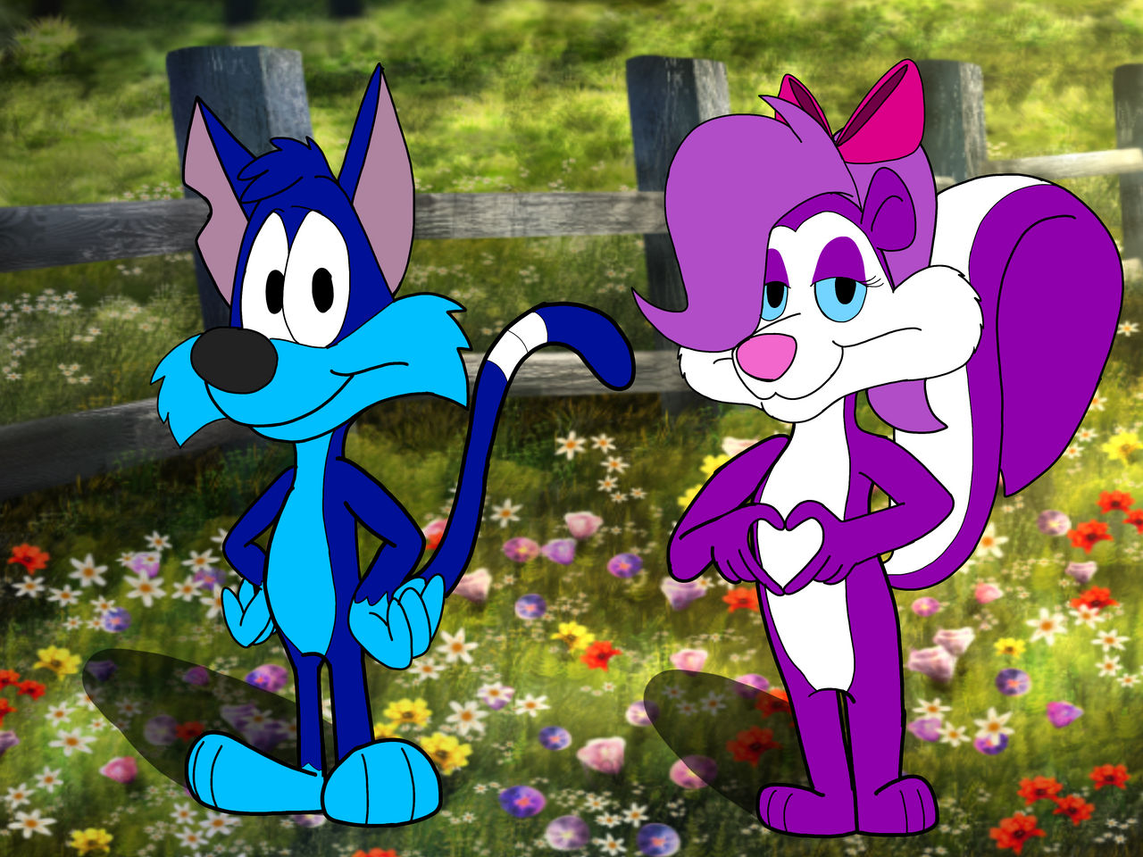 Furrball And Fifi By Ledorean On Deviantart Furrball And Fifi By Ledorean On Deviantart