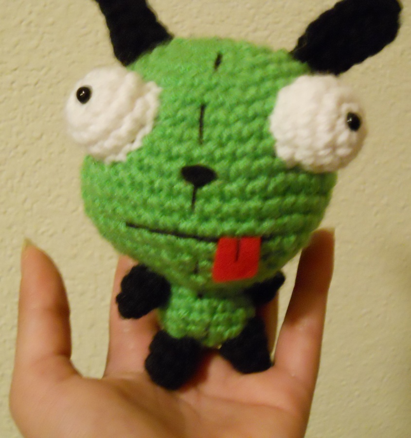 Gir From Invader Zim Amigurumi