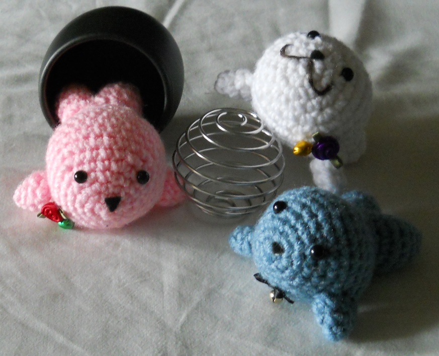 Family of Baby Seals Custom Amigurumi