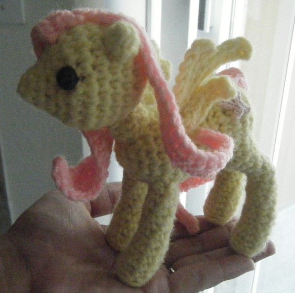 Fluttershy Crochet Doll5