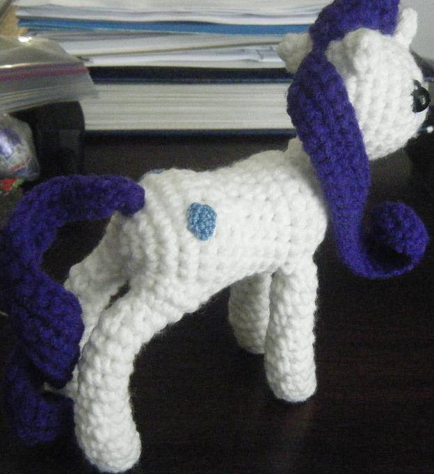 Rarity Crochet Doll 2