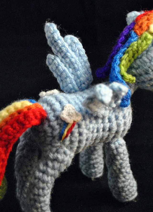 Rainbow Dash Crochet Doll 2