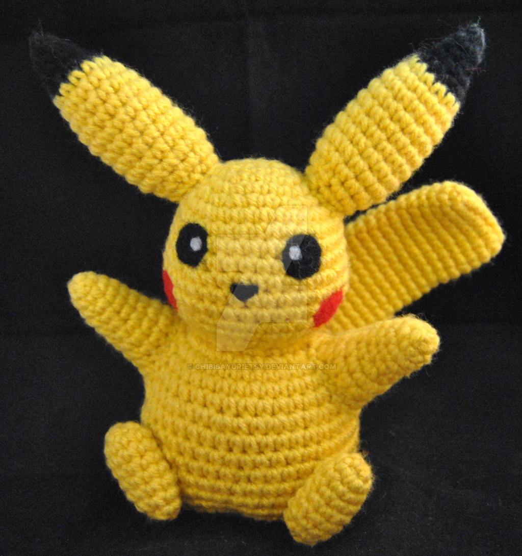 Pikachu Pokemon Inspired Amigurumi 1