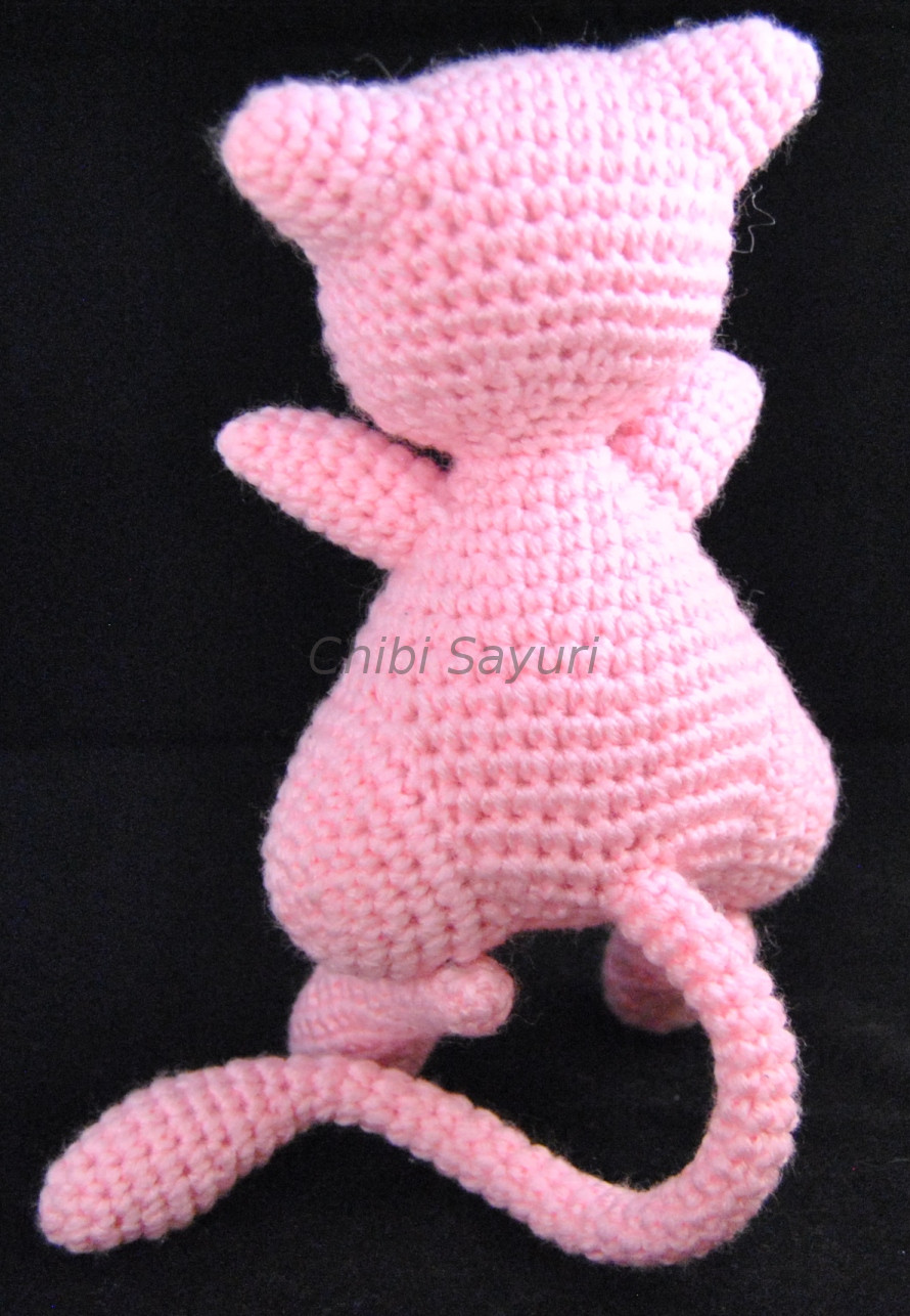 Mew Pokemon Inspired Amigurumi - Small 2