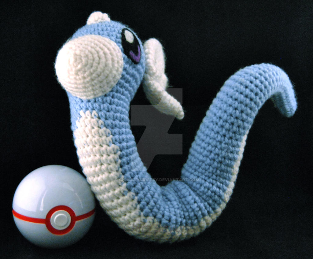 Dratini Pokemon Inspired Amigurumi - 4